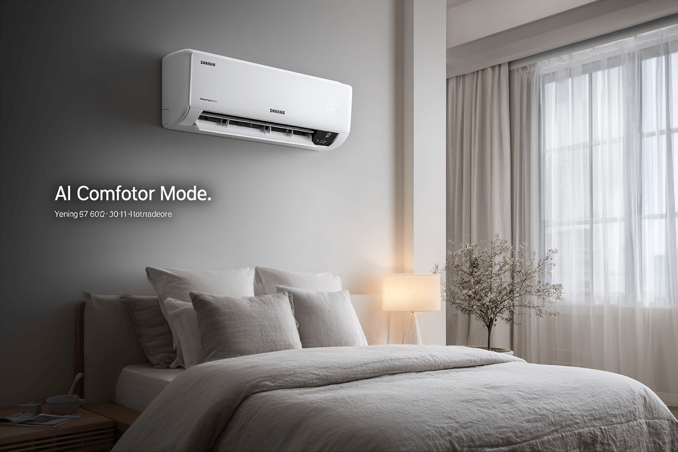 가정-집에-설치된-벽걸이-에어컨-이미지