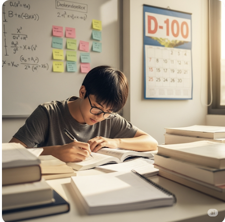 8월 5일은 수능 D-100! 고3 수험생을 위한 응원과 전략 관련 사진