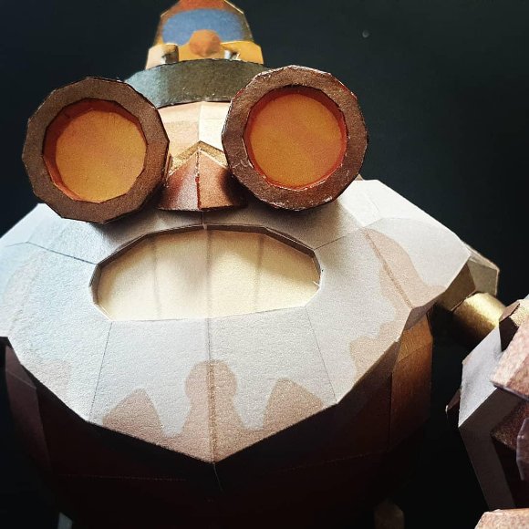 브롤스타즈 로보마이크 종이모형