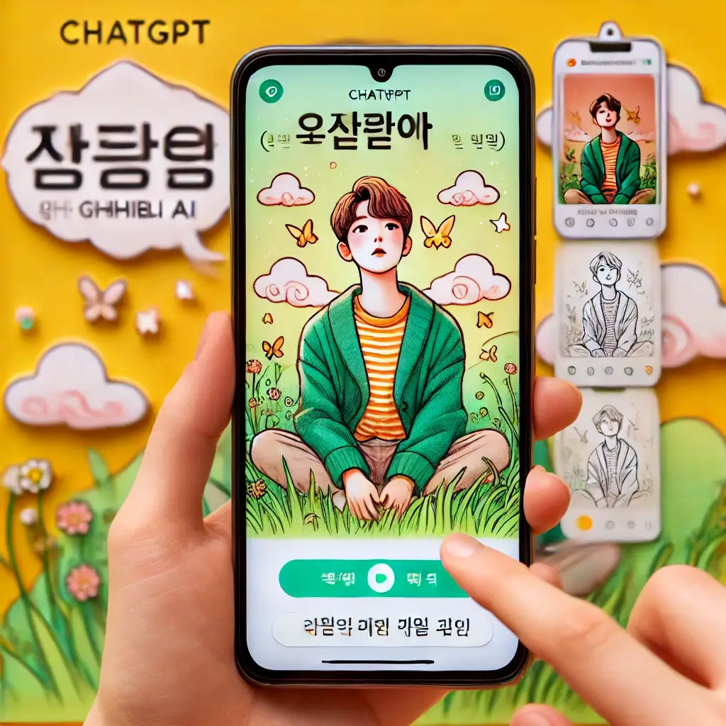 요즘 대세! 챗GPT 지브리 AI 앱으로 내 사진을 지브리 애니처럼!