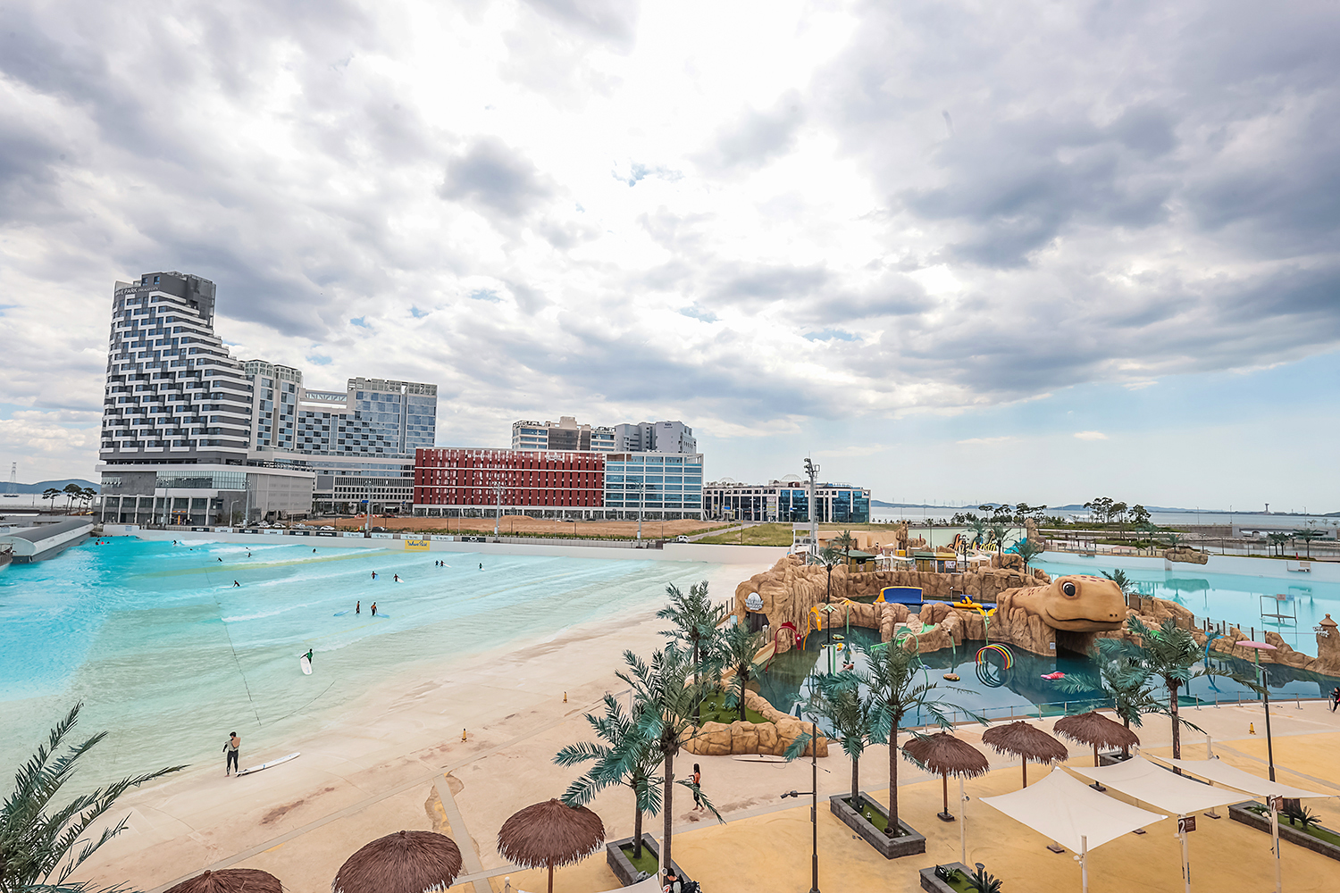 시흥시 거북섬 웨이브파크 전경