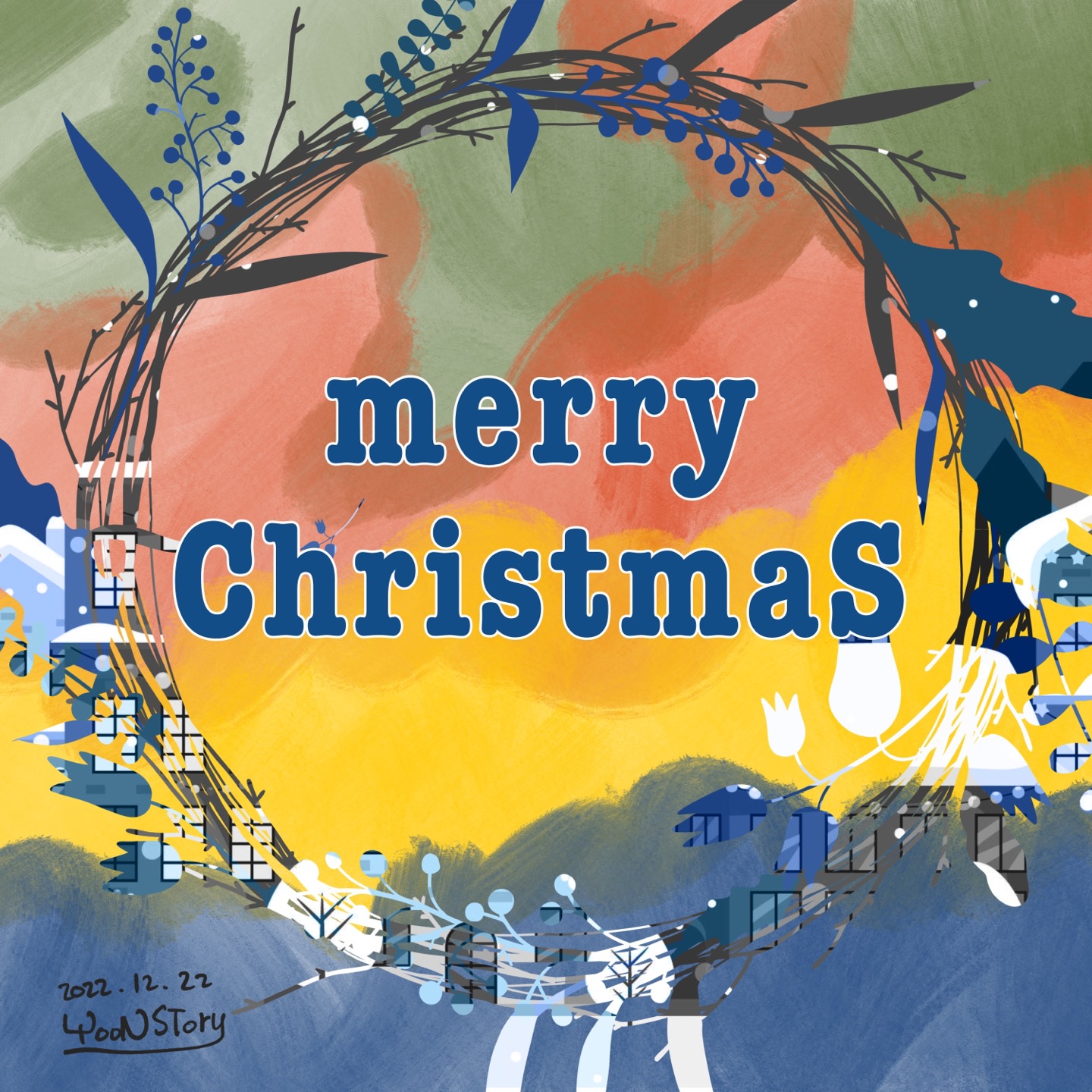 merry christmas 편집 이미지