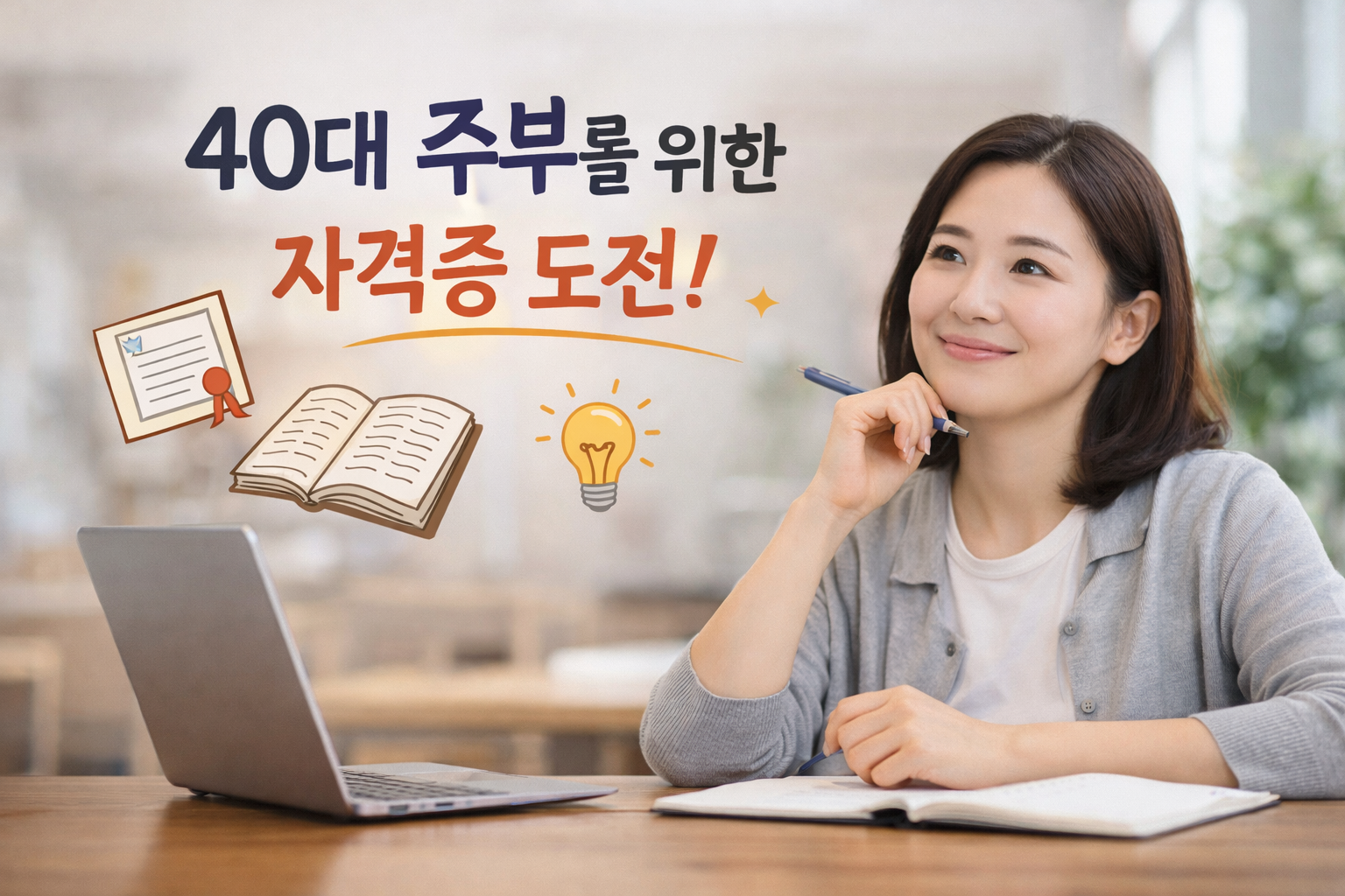 40대 주부가 딸수있는 자격증
