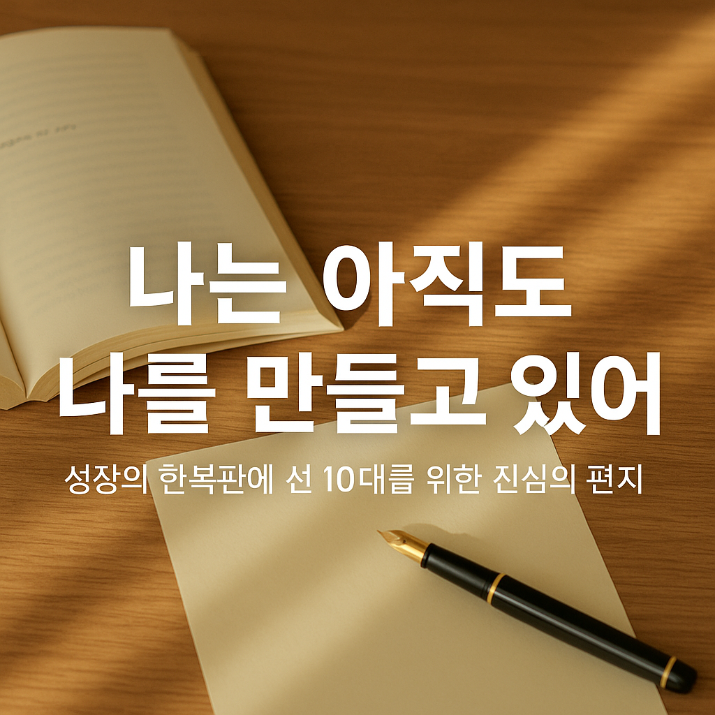 나는 아직도 나를 만들고 있어 – 성장통을 겪는 10대를 위한 응원편지