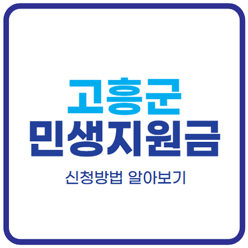 고흥-민생지원금
