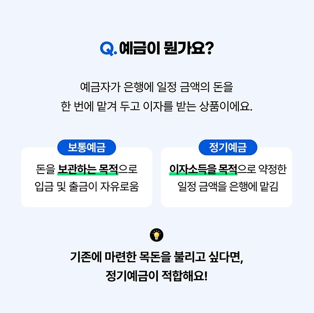 정기예금이란?