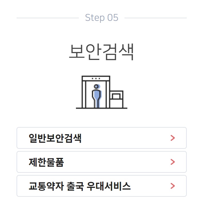 인천공항 출국절차