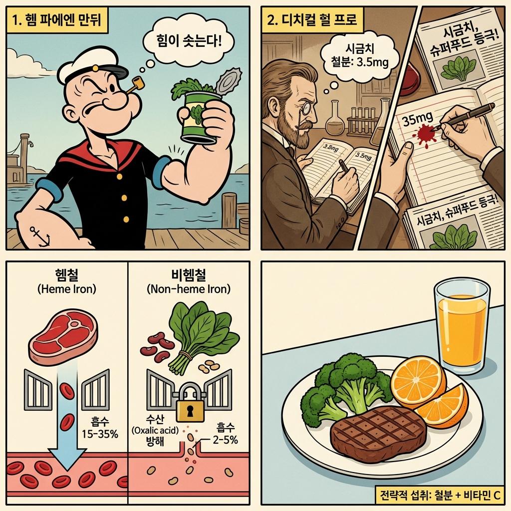 뽀빠이와 시금치