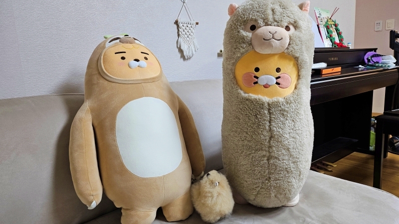 라이언 춘식이 인형