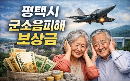 평택시 군소음피해 보상금 신청