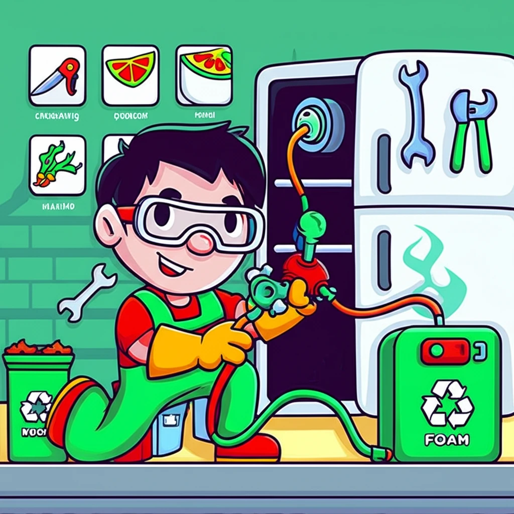 폐가전 냉장고 처리: 고물상 해체 방..