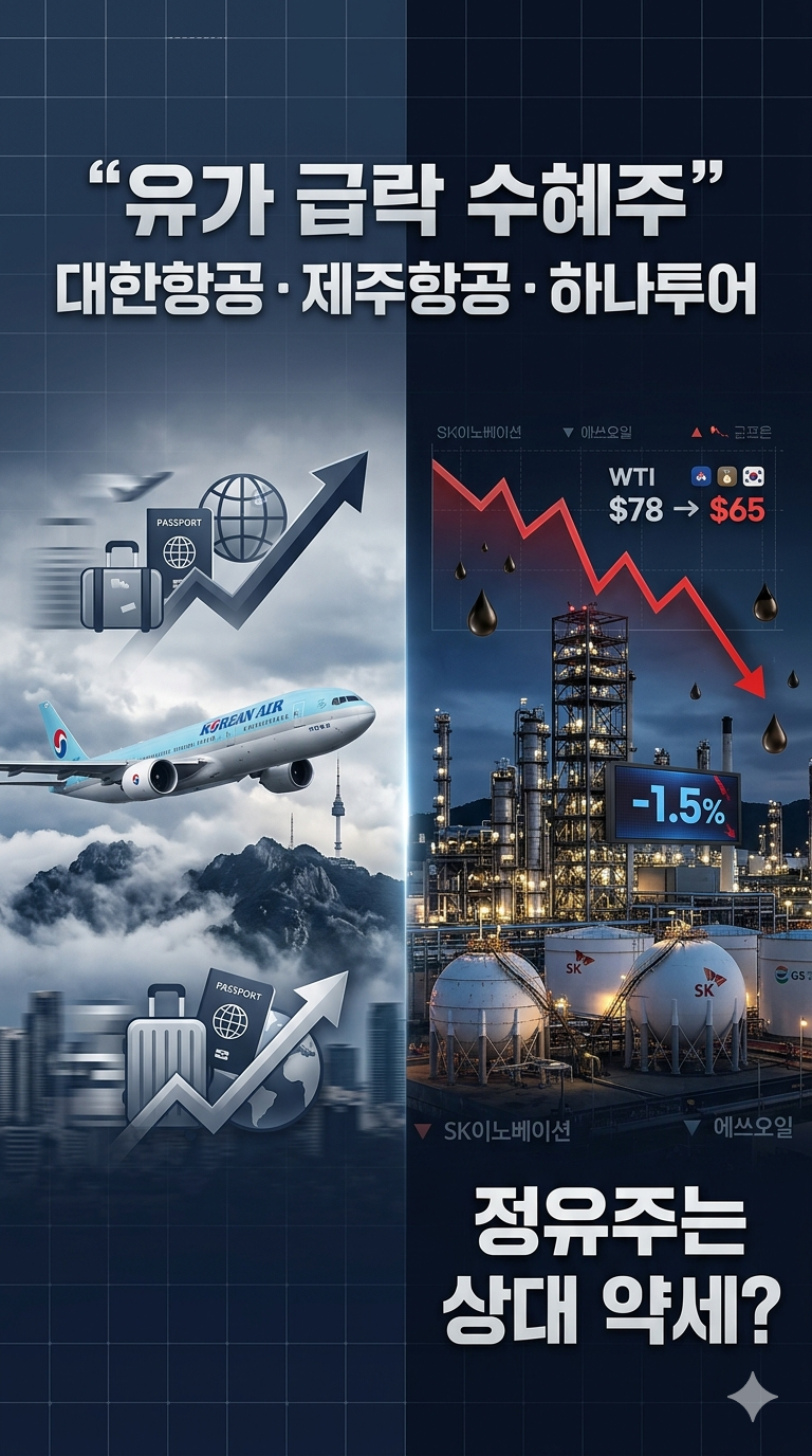 유가급락 수혜주