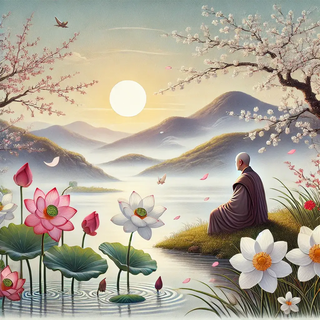 진흙이 없으면 연꽃도 없다
-만안 스님-