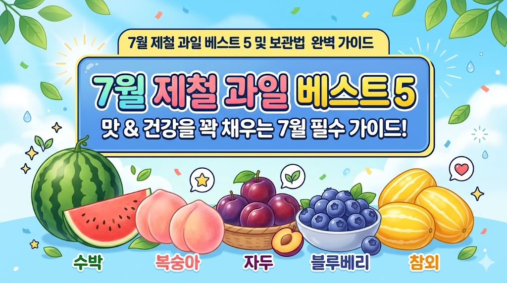 7월 제철 과일