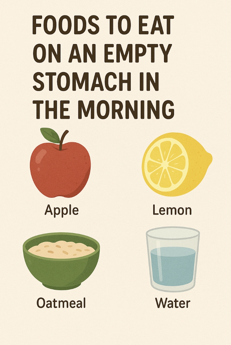 아침 공복에 먹으면 좋은 음식