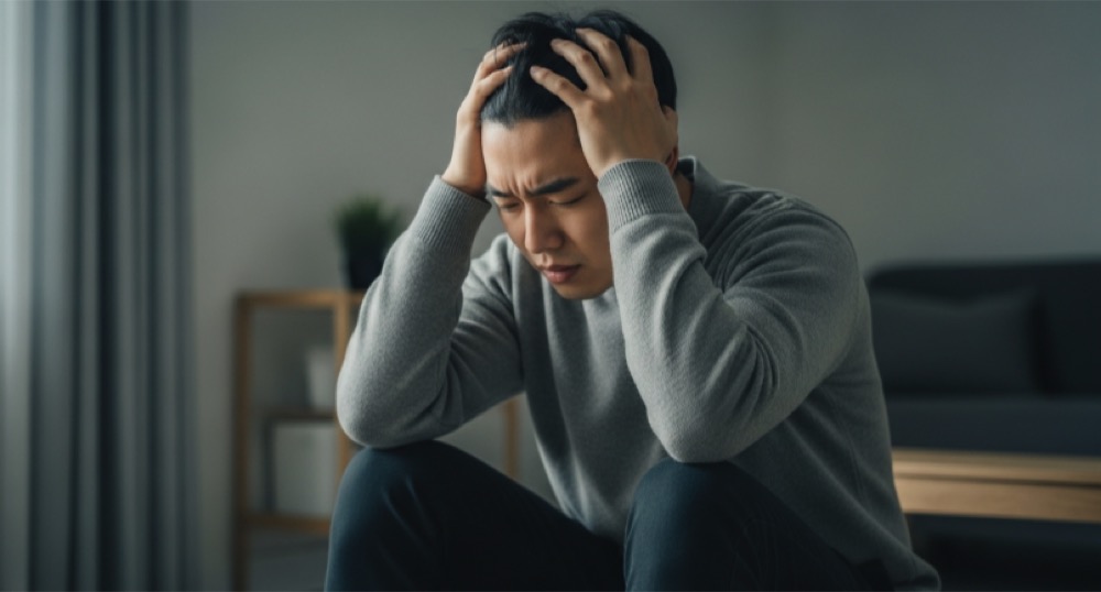 어지러워 앉음