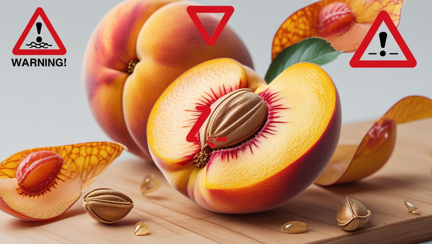 껍질과 씨 제거한 복숭아 조각