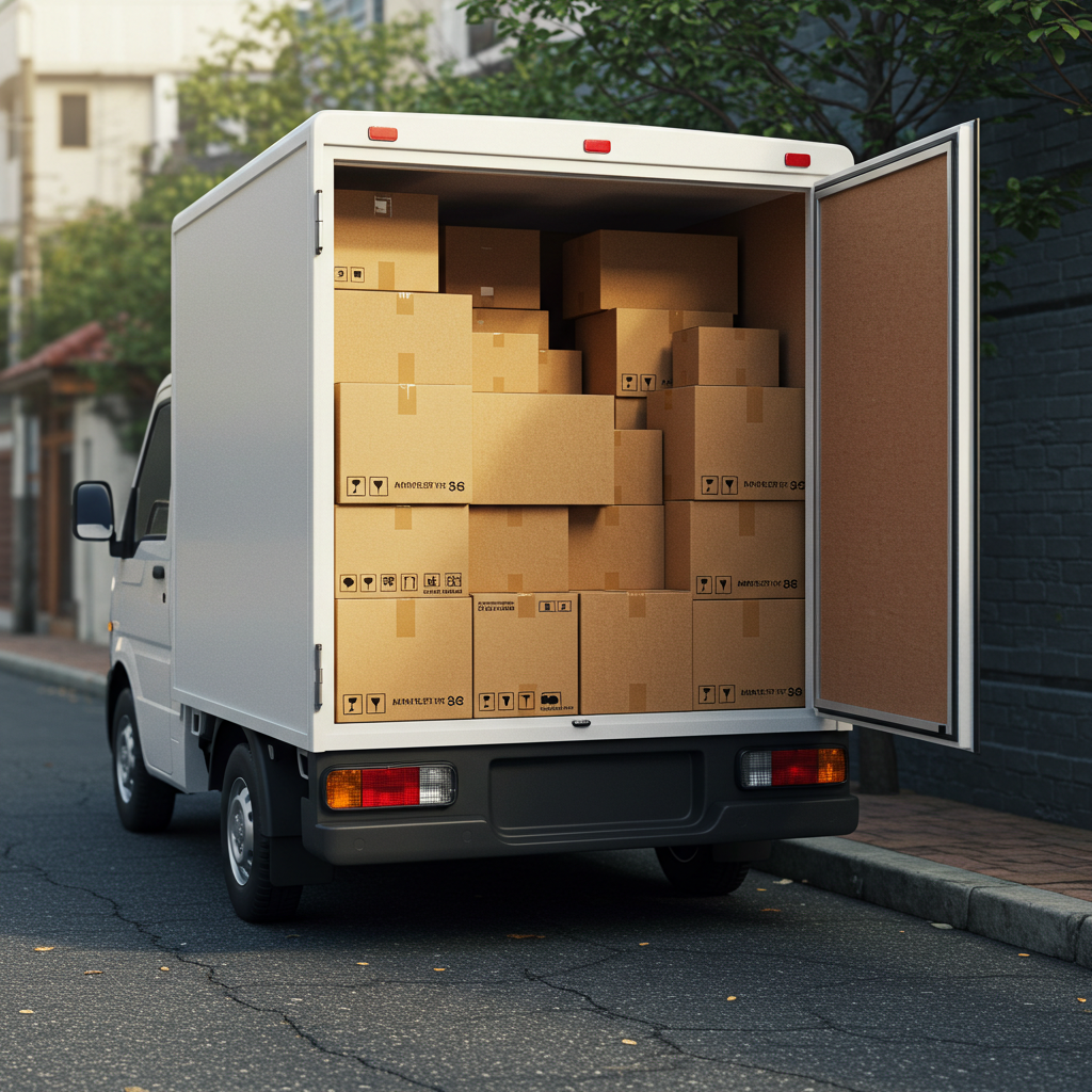 택배 없는날의 차량