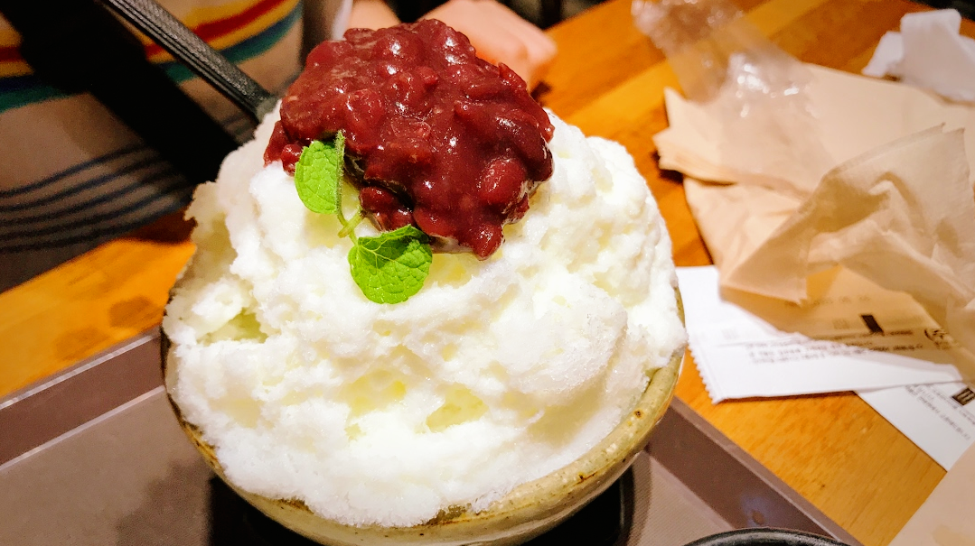 맛있는 팥빙수 밀탑빙수 밀크빙수