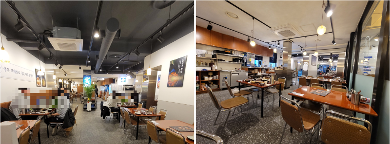 오적회관 영등포점 가게 내부