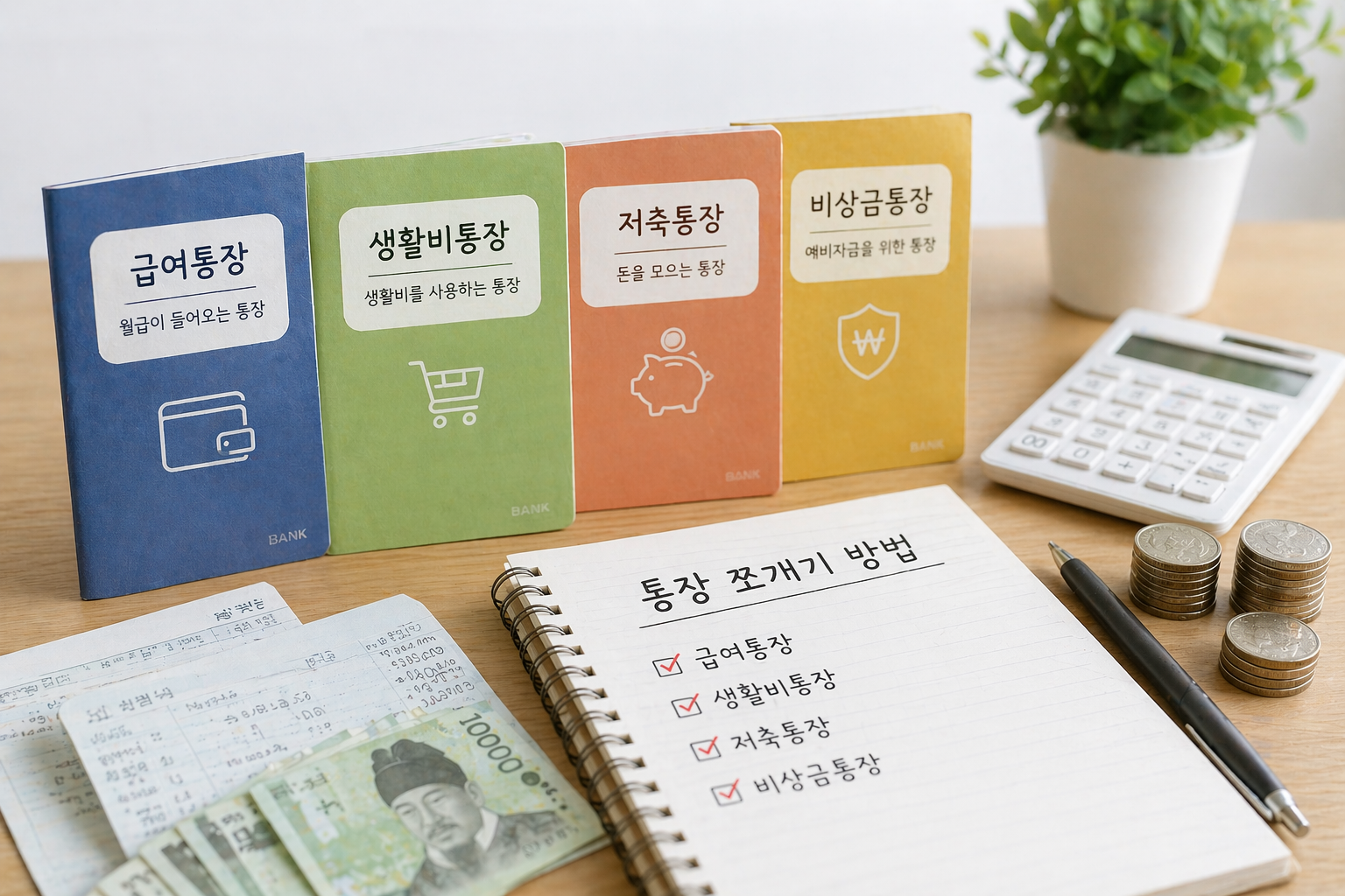 통장 쪼개기 방법 관련사진