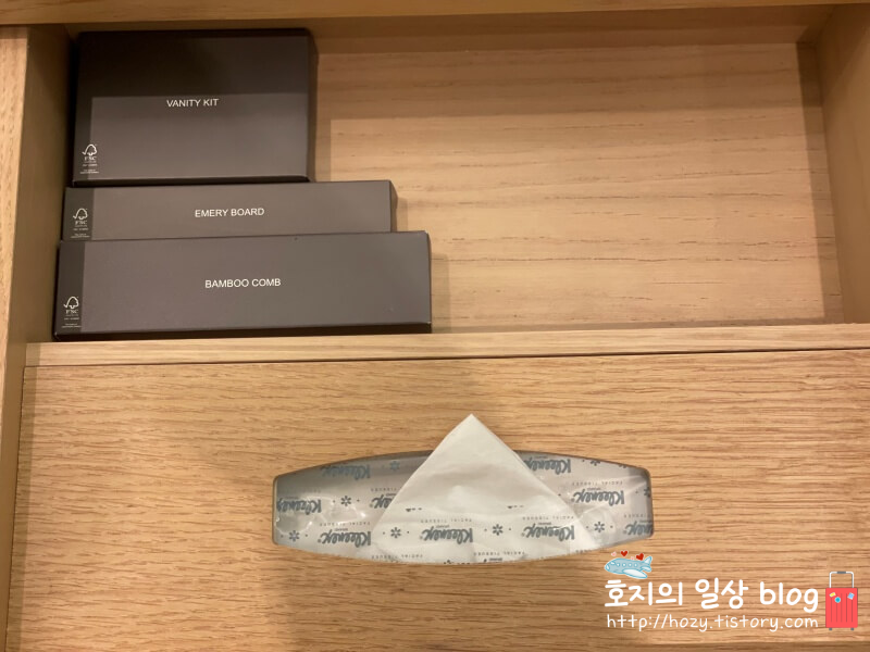 제주 JW메리어트 디럭스룸 어메니티