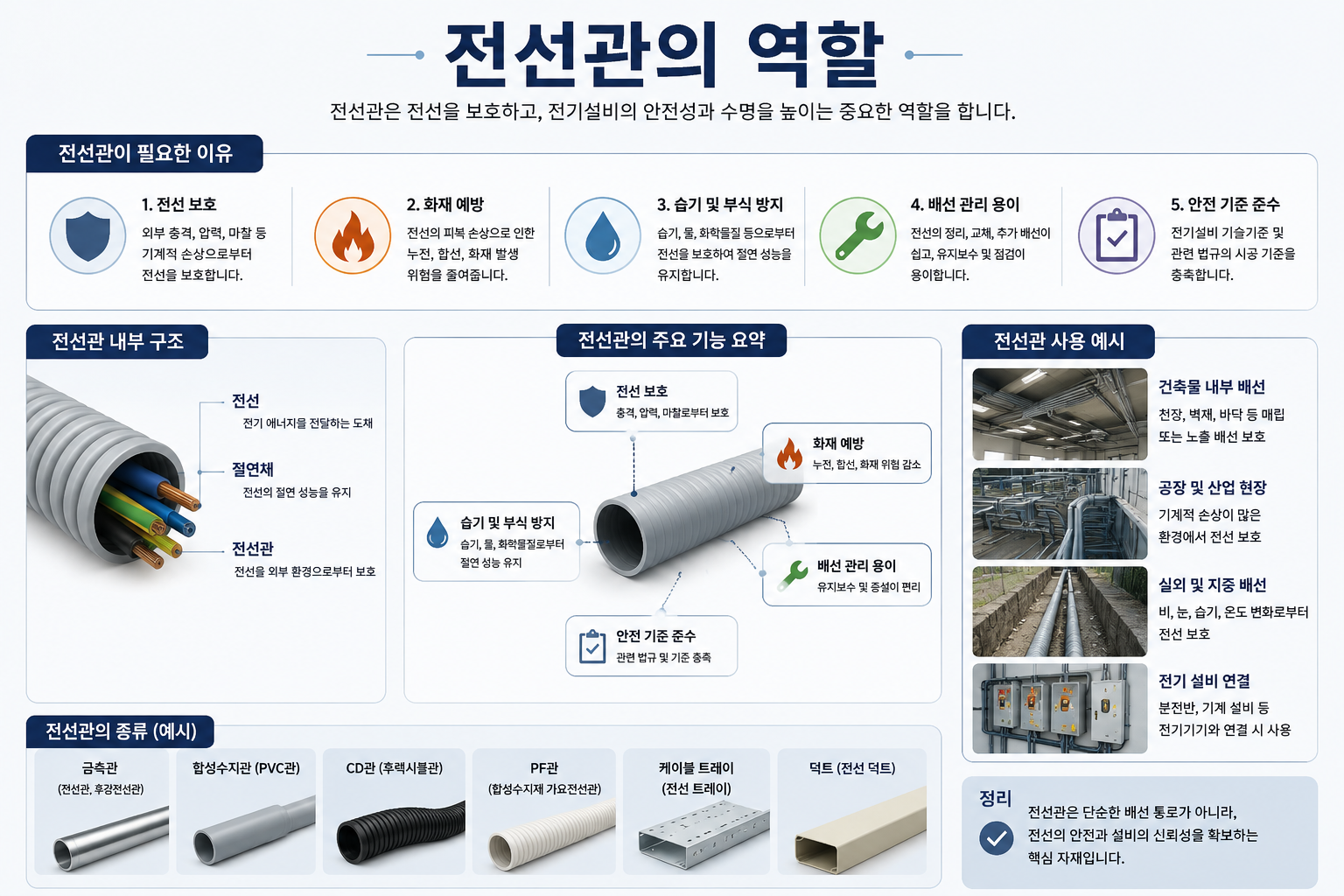 전선관의 역할