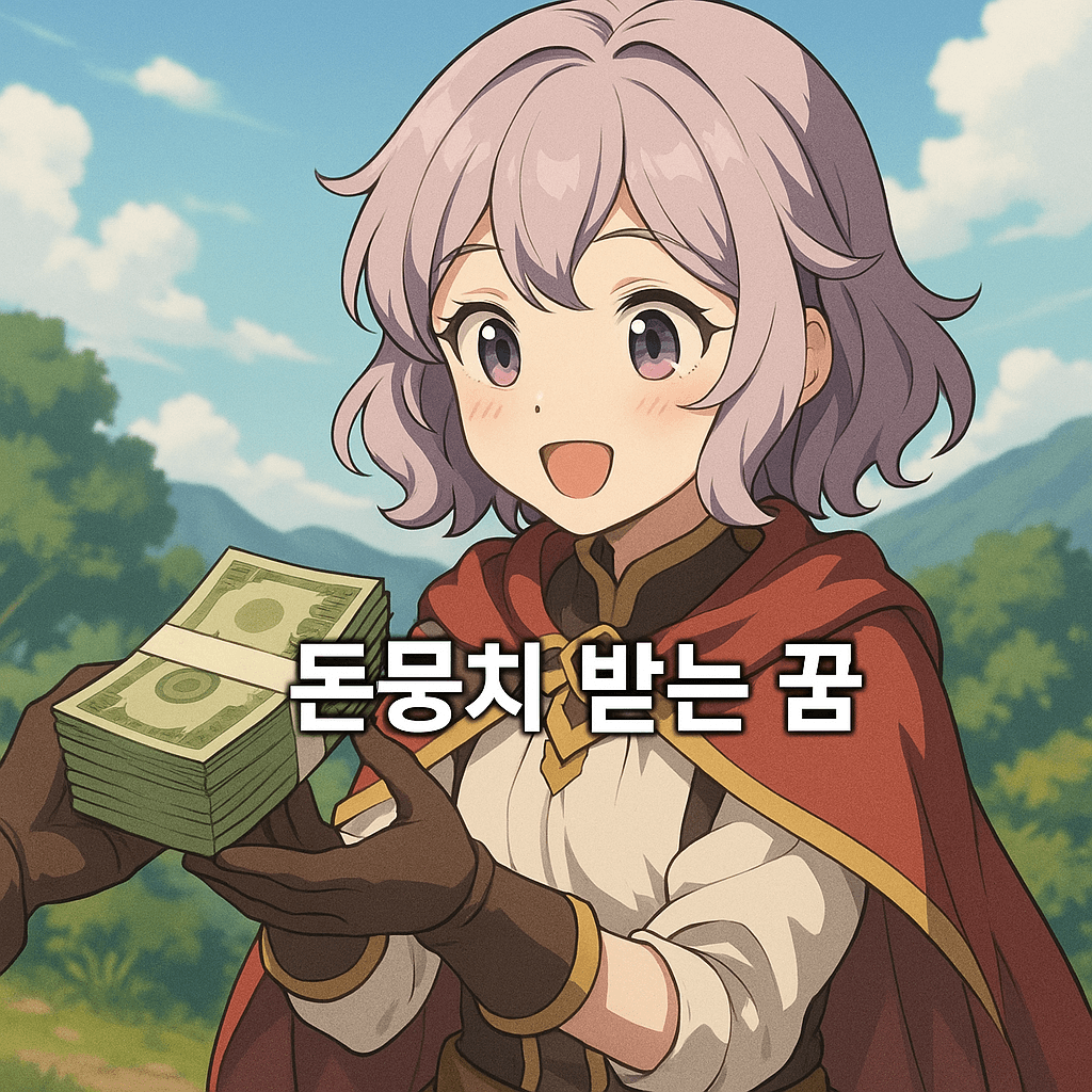 돈뭉치 받는 꿈 해몽