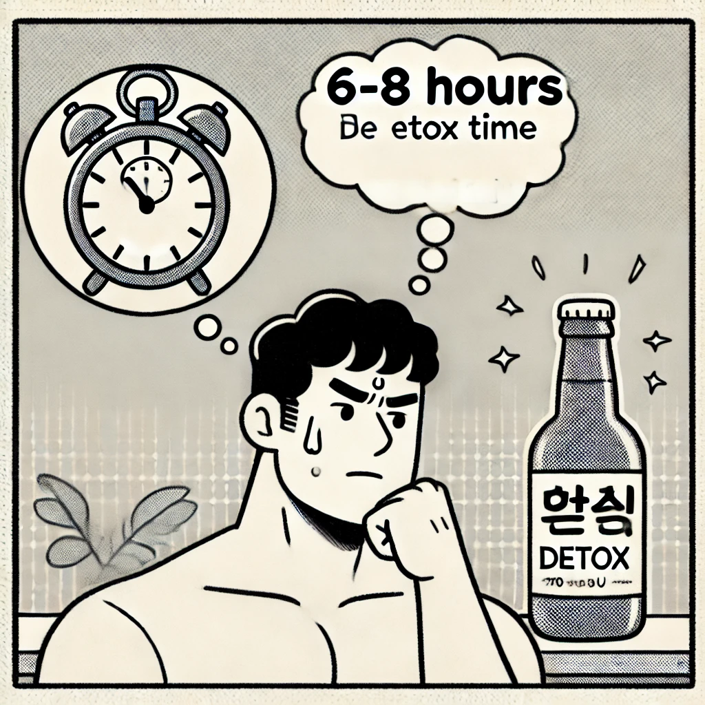 소주 한 병 해독 시간 계산