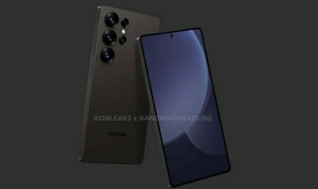 갤럭시S25 울트라 렌더링