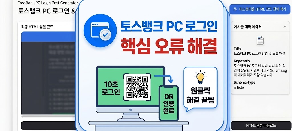 토스뱅크 PC 로그인 방법 및 오류 해결 총정리