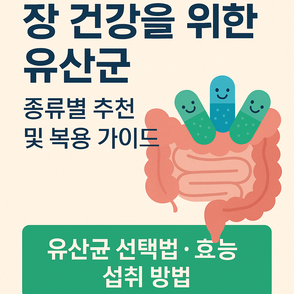 장 건강에 좋은 유산균 종류와 효과적인 복용법 총정리
