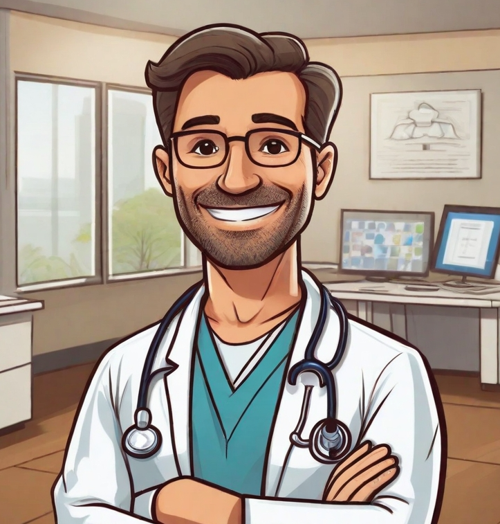 스위치온 다이어트를 설명하는 의사