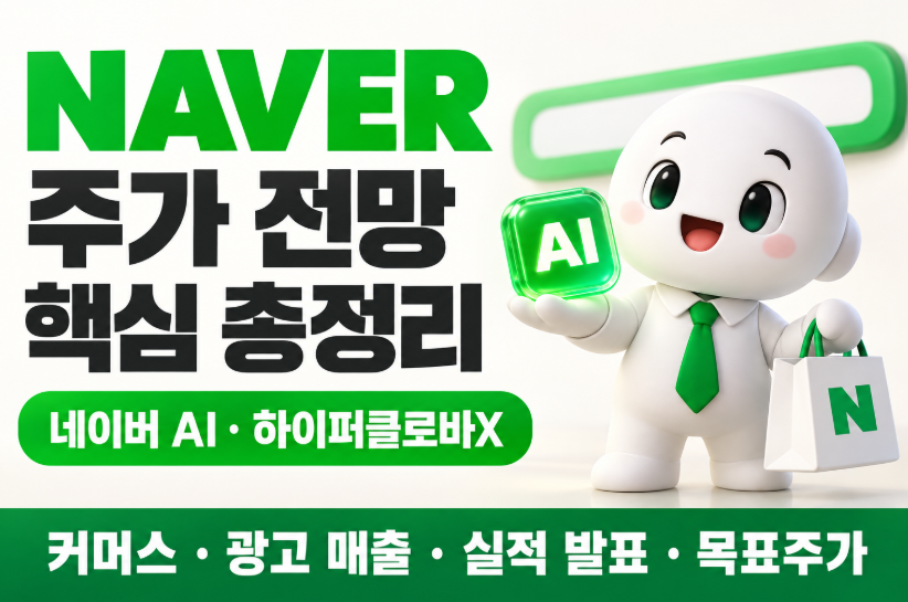 NAVER 주가 하락 이유 총정리｜18만 원대&middot;3분기 실적&middot;하이퍼클로바X&middot;엔비디아 AI 팩토리&middot;목표주가 33만 원