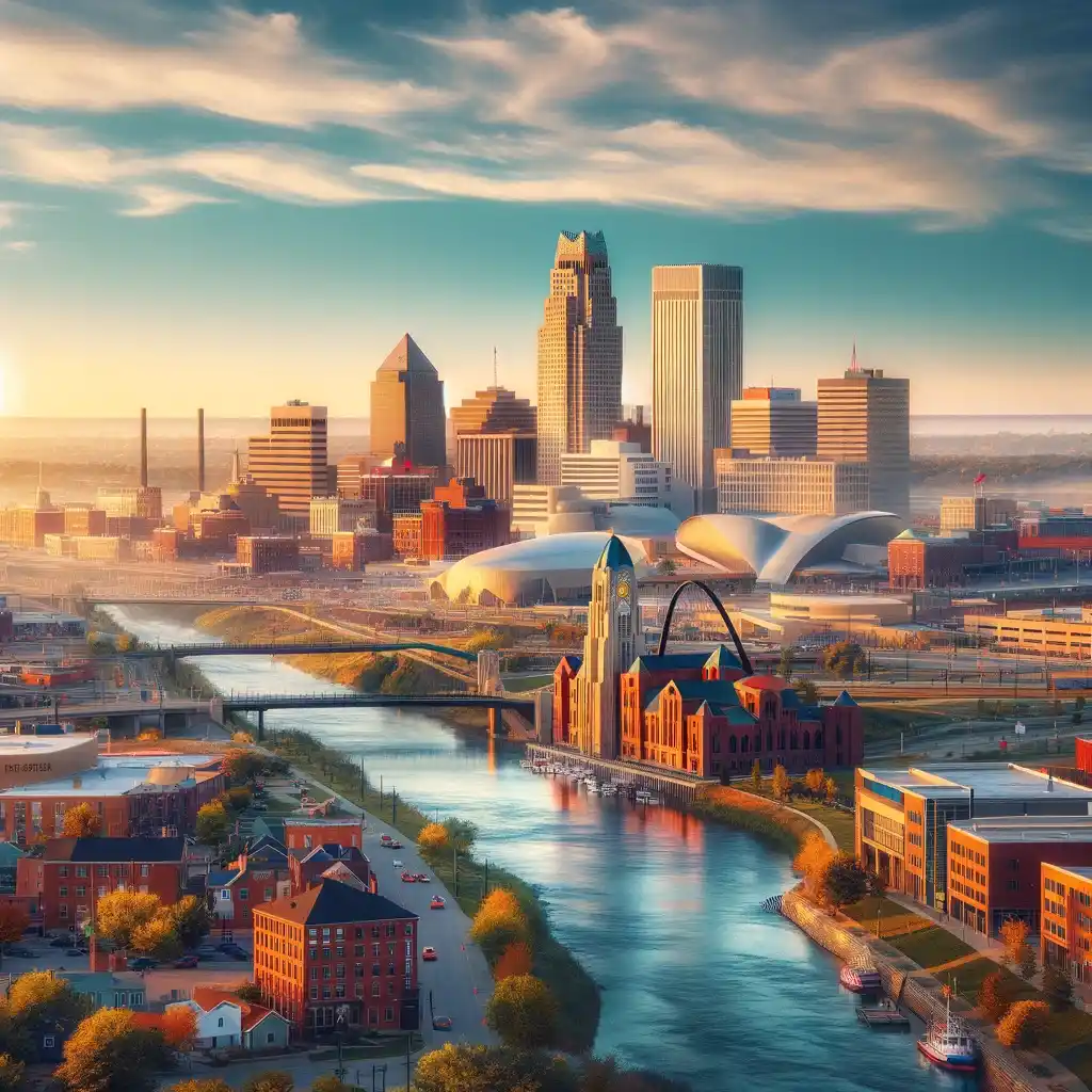 오마하의 교육 기관 야외 레크리에이션 지역 스포츠 팀