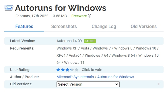 Autoruns-for-Windows
