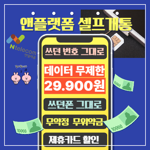 데이터무제한요금제-29900원