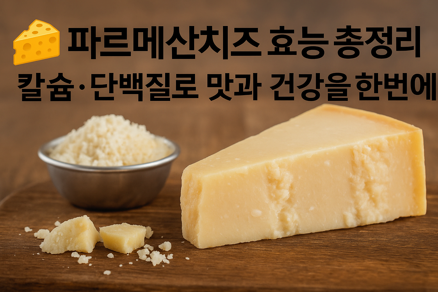 파르메산치즈 효능 총정리: 칼슘·단백질로 맛과 건강을 한번에