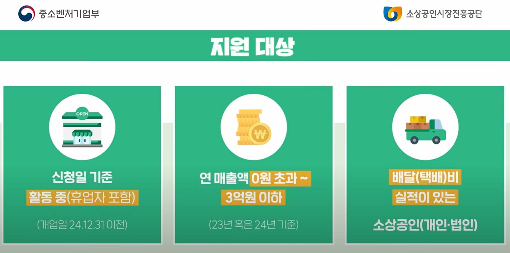 소상공인 배달·택배비 지원사업 (2025년 5월 최신)