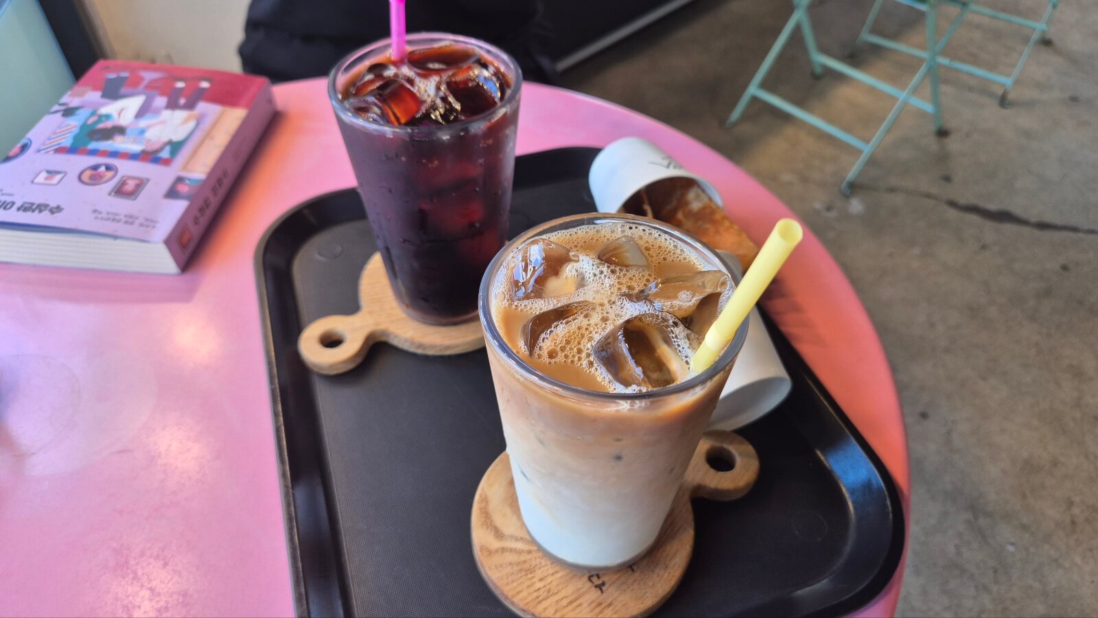 민주씨앗호떡 커피