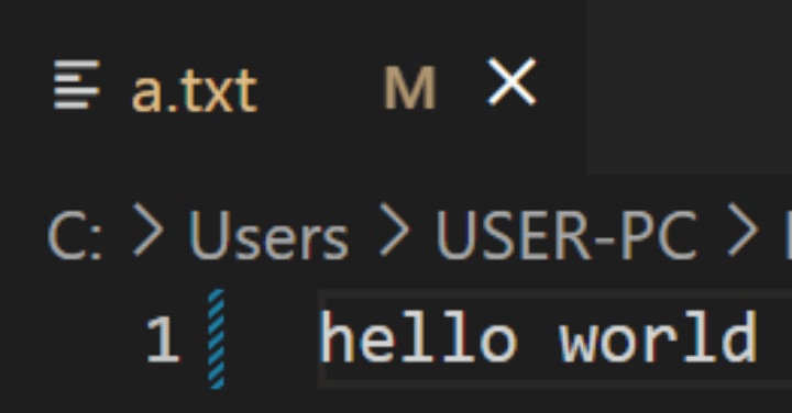 hello world로 수정