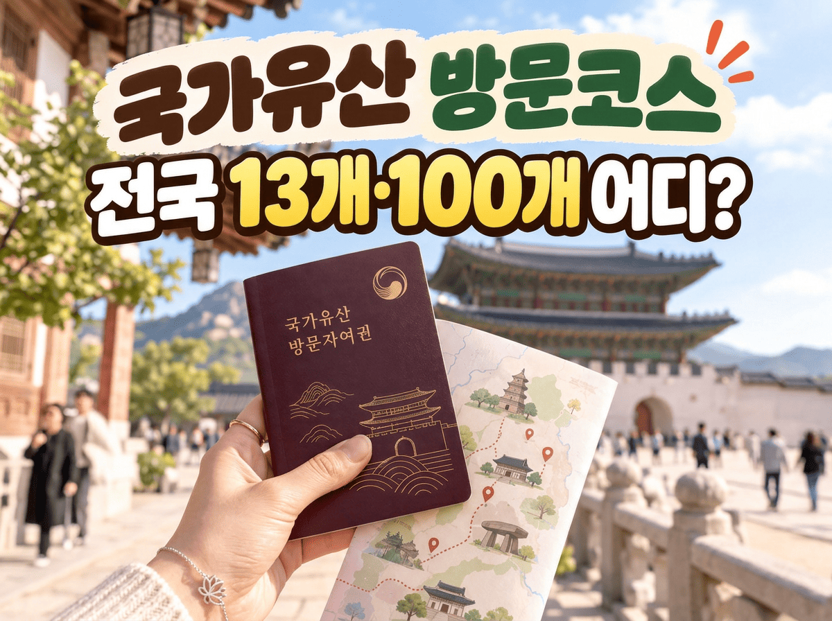 국가유산 방문코스 13개 100개 거점 총정리