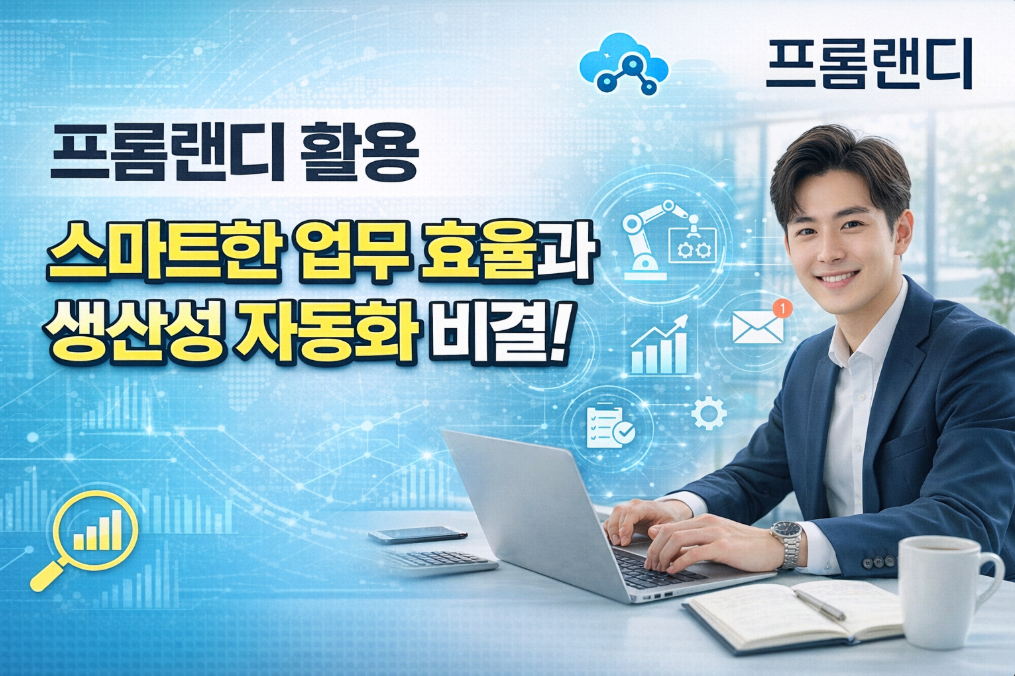 프롬랜디로 업무 자동화 3분 완벽 정리