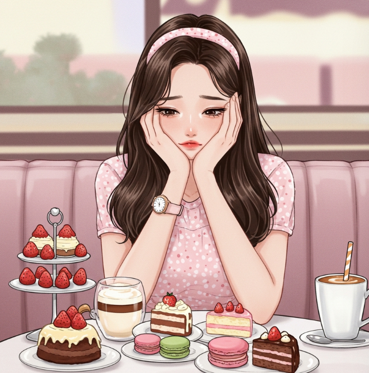 케이크랑 디저트들... 달달한 배신자들