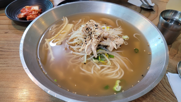 담양 국수거리 죽순닭국수