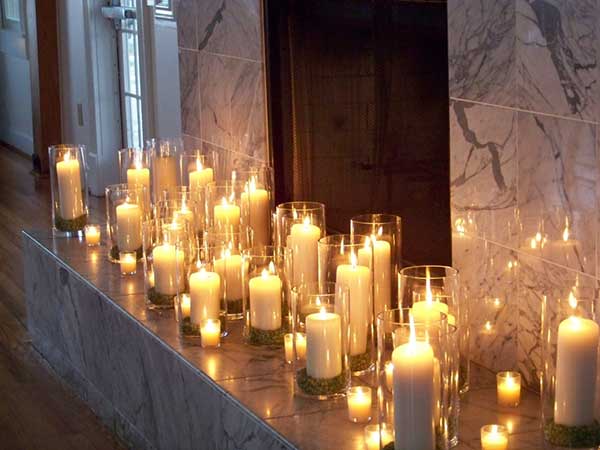 여러개의 촛불들