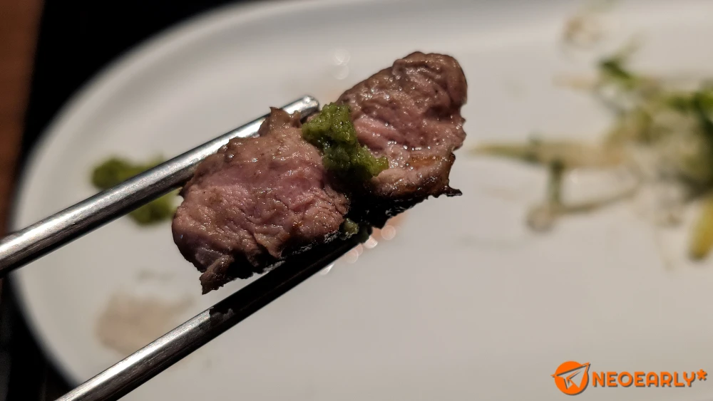 기름진 맛을 잡아주는 와사비 조합