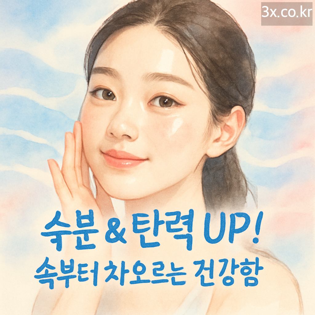수분 &amp; 탄력 UP! 💪 속부터 차오르는 건강함