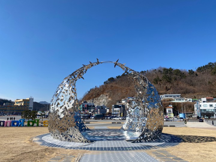 해파랑공원-갈매기조형물