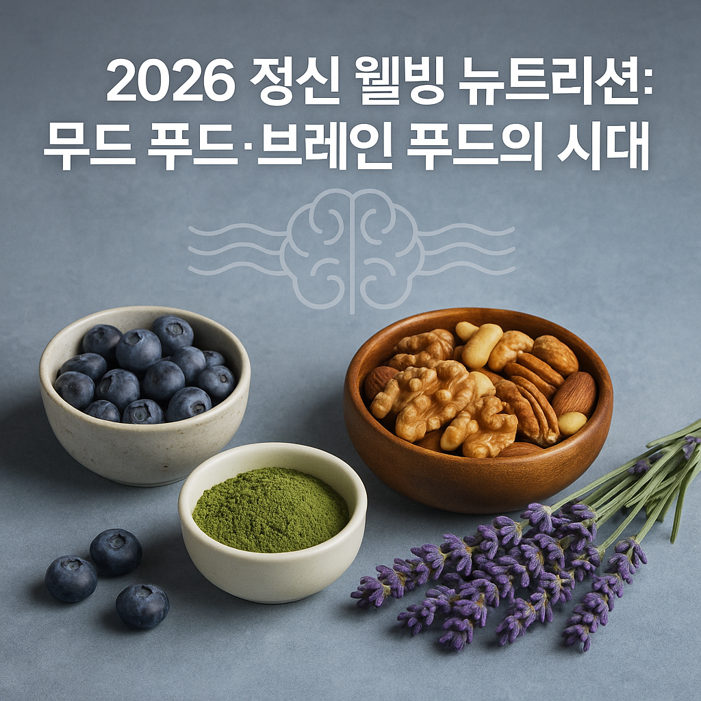 정신 웰빙을 위한 뉴트리션: 무드 푸드와 브레인 푸드의 확대